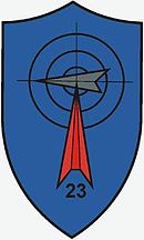 130px-FlaRakGrp 23 Wappen